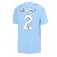 Manchester City Kyle Walker #2 Domáci futbalový dres 2023-24 Krátky Rukáv